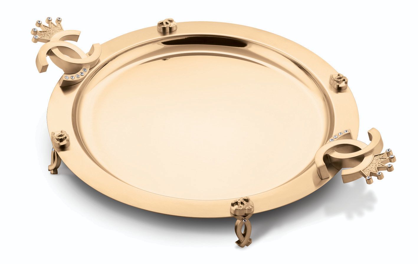 سینی گرد شنل تمام طلا